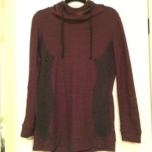 Long sleeve shirt with hood